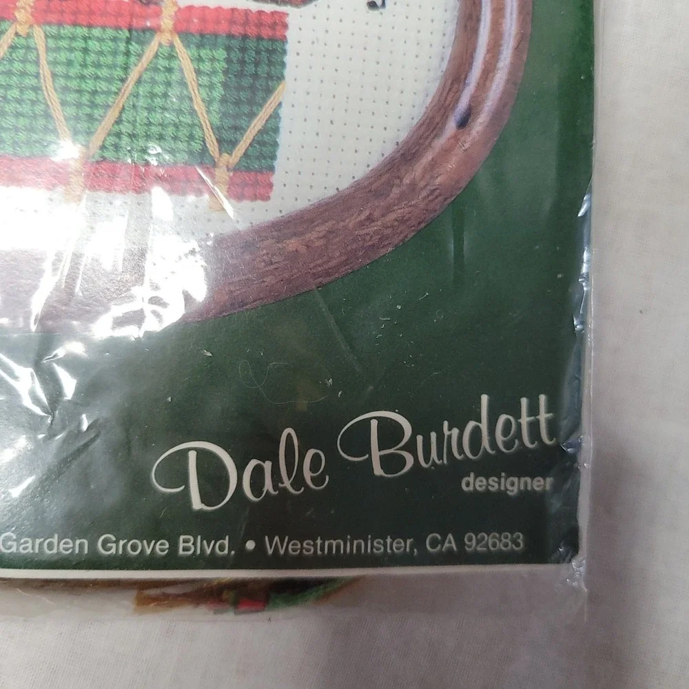 Dale Burdett Country Christmas Cross Stitch Kit CCK263 Bears Drum‎ Vintage 1986